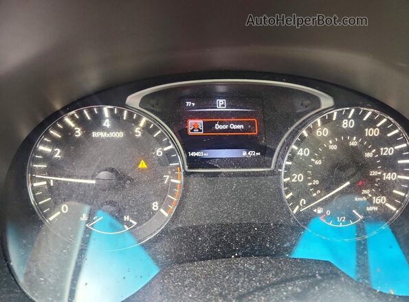 1N4AL3AP0GN347498 2016 NISSAN ALTIMA Silver Вид щитка приладів