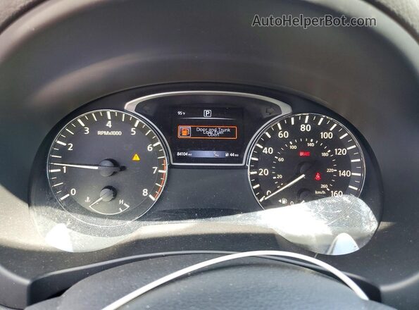 1N4AL3AP0HC124214 2017 NISSAN ALTIMA Белый Вид щитка приборов