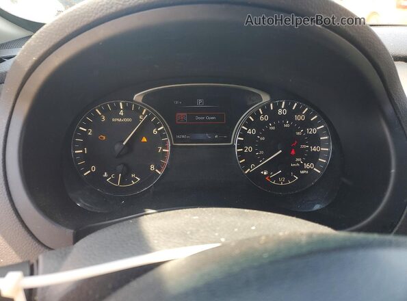 1N4AL3AP0HC150134 2017 NISSAN ALTIMA Black Widok zestawu wskaźników
