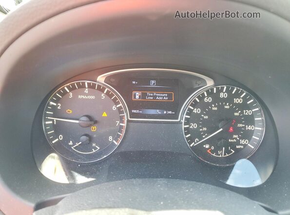1N4AL3AP0HC153440 2017 NISSAN ALTIMA Silver Вид щитка приладів