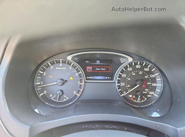 1N4AL3AP0HC186499 2017 NISSAN ALTIMA Silver Вид щитка приладів