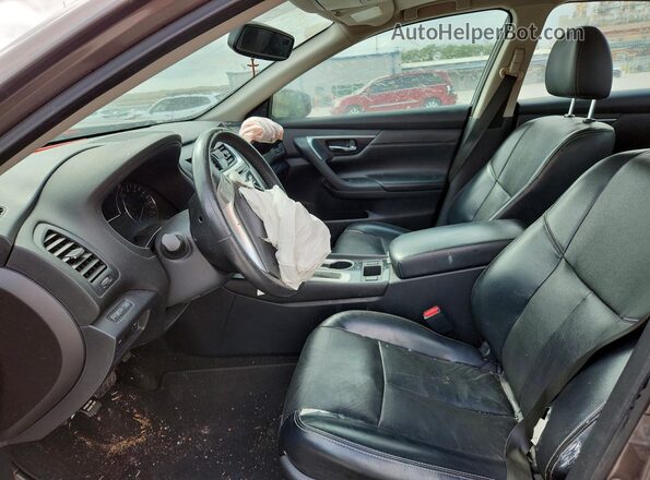 1N4AL3AP0HC193100 2017 NISSAN ALTIMA Brown წინა სალონის ხედი