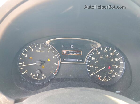 1N4AL3AP0HC221736 2017 NISSAN ALTIMA White Vista del cuadro de instrumentos