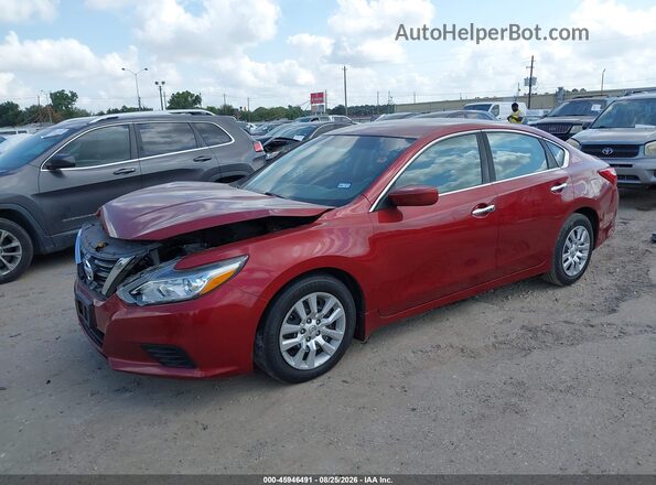1N4AL3AP0HC229688 2017 NISSAN ALTIMA Red Առջևի ձախ երեք քառորդ տեսարան