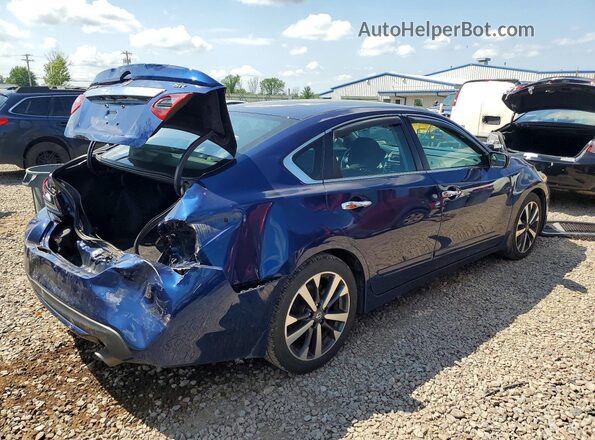 1N4AL3AP0HC281807 2017 NISSAN ALTIMA Синий Задняя правая четверть