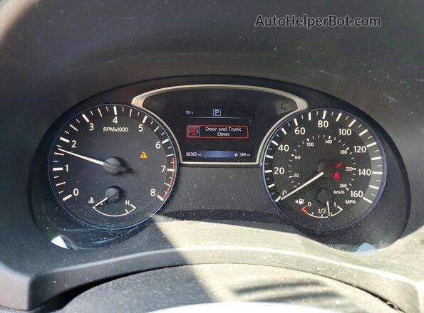 1N4AL3AP0HC281807 2017 NISSAN ALTIMA Синий Вид щитка приборов