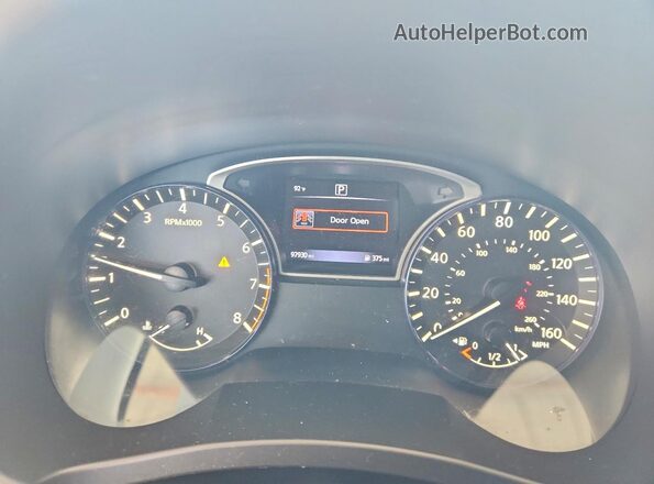 1N4AL3AP0HC484762 2017 NISSAN ALTIMA Blue Widok zestawu wskaźników