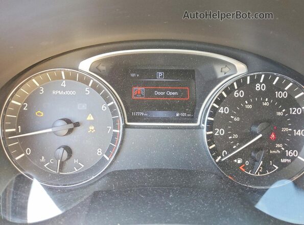 1N4AL3AP0HN308881 2017 NISSAN ALTIMA Black Instrument cluster view