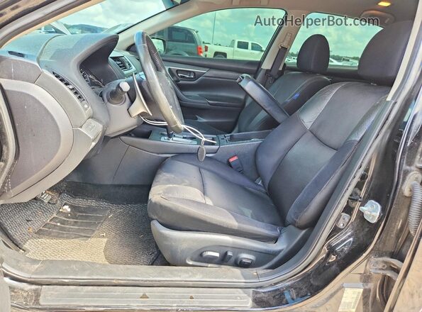 1N4AL3AP0HN318844 2017 NISSAN ALTIMA Black Вид салону спереду