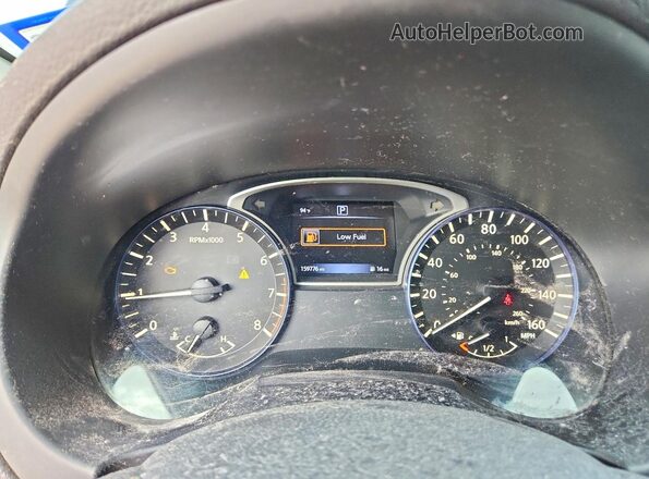 1N4AL3AP0HN318844 2017 NISSAN ALTIMA Black Вид щитка приладів