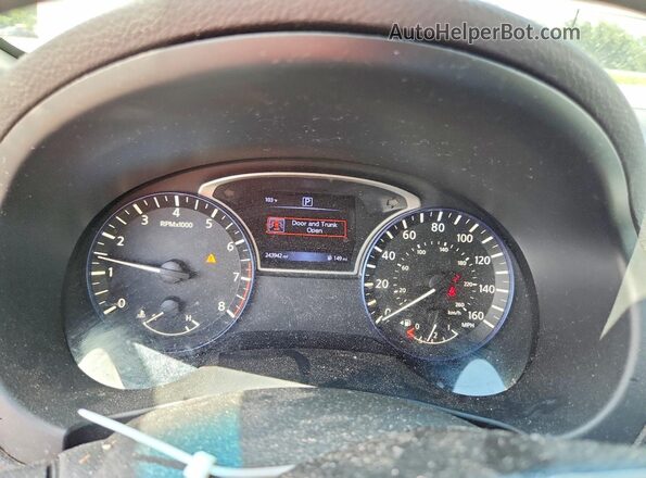 1N4AL3AP0HN324563 2017 NISSAN ALTIMA Белый Вид щитка приборов