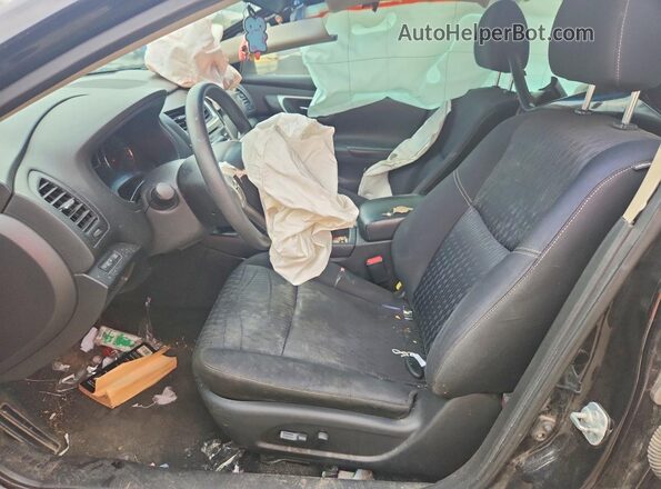 1N4AL3AP0HN341086 2017 NISSAN ALTIMA Black Вид салону спереду