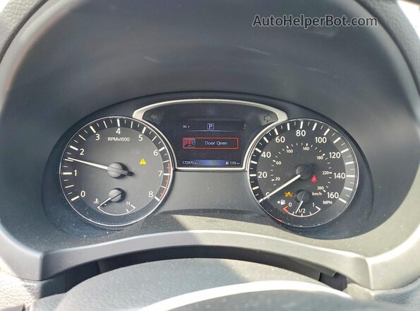 1N4AL3AP0JC118015 2018 NISSAN ALTIMA Black Սարքավորումների վահանակի տեսք