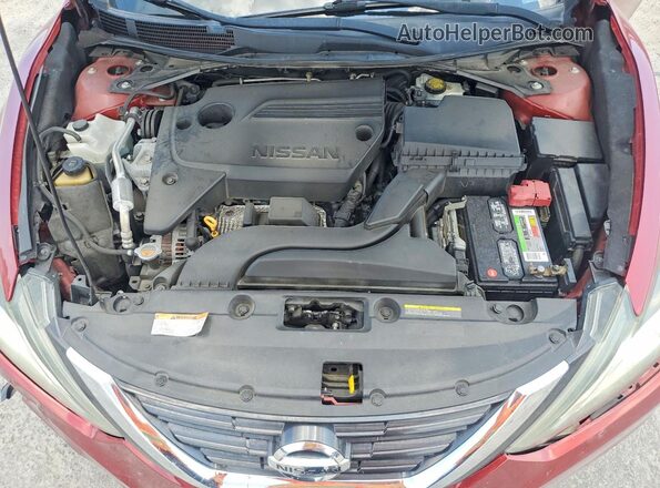 1N4AL3AP0JC127684 2018 NISSAN ALTIMA Красный Вид задней части салона