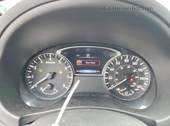 1N4AL3AP0JC172818 2018 NISSAN ALTIMA White Vista del cuadro de instrumentos