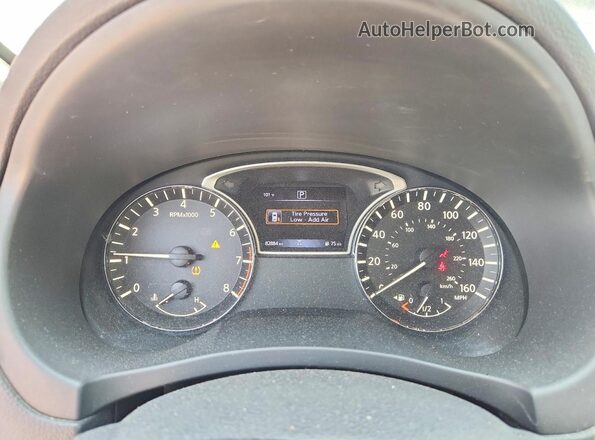 1N4AL3AP0JC173872 2018 NISSAN ALTIMA Black Vista del cuadro de instrumentos