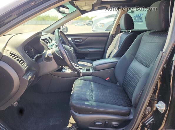 1N4AL3AP0JC221581 2018 NISSAN ALTIMA Black Front interior view