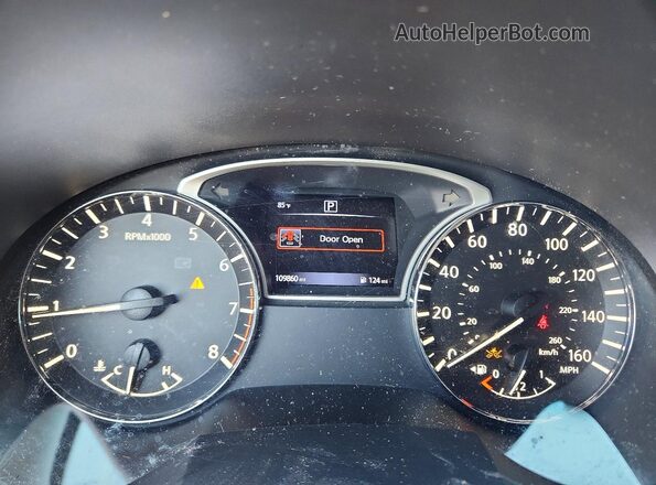 1N4AL3AP0JC259022 2018 NISSAN ALTIMA Black Widok zestawu wskaźników