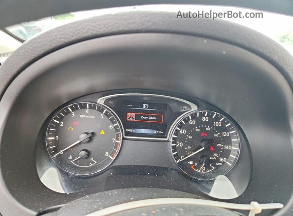 1N4AL3AP0JC475467 2018 NISSAN ALTIMA Blue ხელსაწყოთა პანელის ხედი