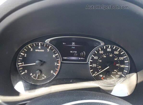 1N4AL3AP1GC137410 2016 NISSAN ALTIMA Silver Вид щитка приладів