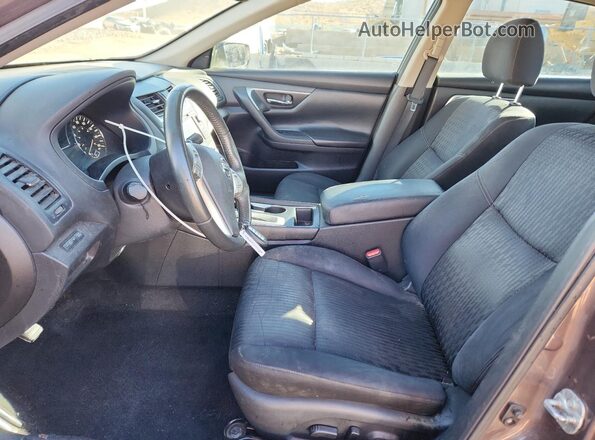 1N4AL3AP1GC243906 2016 NISSAN ALTIMA Brown Вид салону спереду