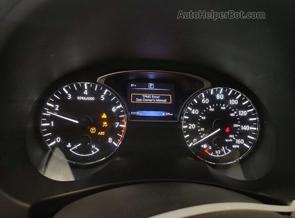 1N4AL3AP1GC267509 2016 NISSAN ALTIMA Black Widok zestawu wskaźników