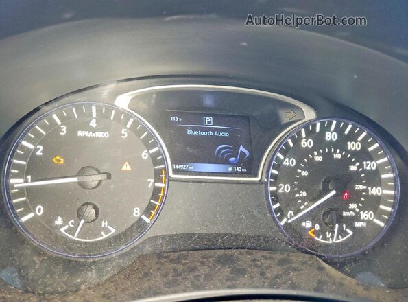 1N4AL3AP1GN322030 2016 NISSAN ALTIMA Синий Вид щитка приборов