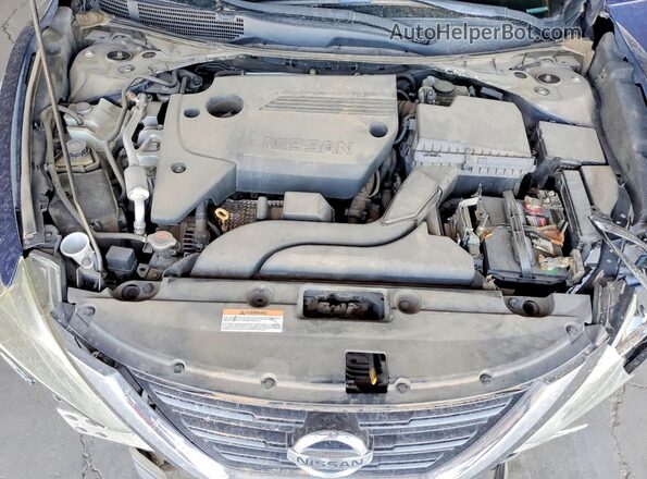 1N4AL3AP1GN322030 2016 NISSAN ALTIMA Синий Вид задней части салона