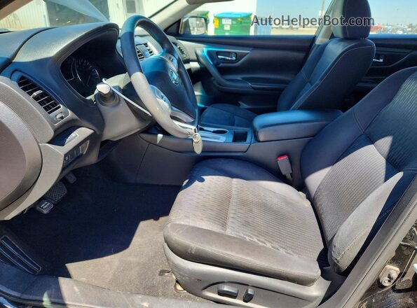 1N4AL3AP1GN365010 2016 NISSAN ALTIMA Black წინა სალონის ხედი