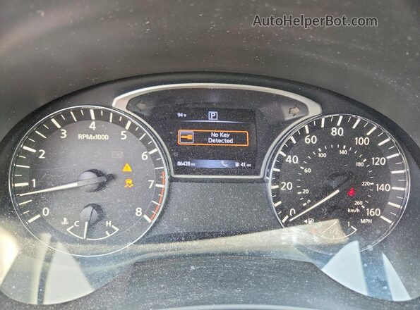 1N4AL3AP1HC124609 2017 NISSAN ALTIMA Black Սարքավորումների վահանակի տեսք