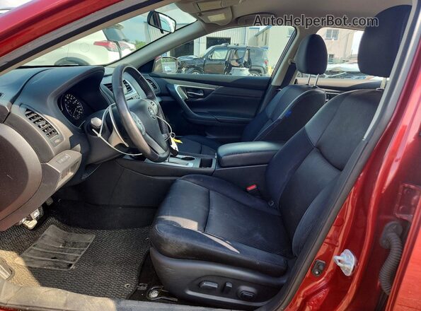 1N4AL3AP1HC137652 2017 NISSAN ALTIMA Red წინა სალონის ხედი