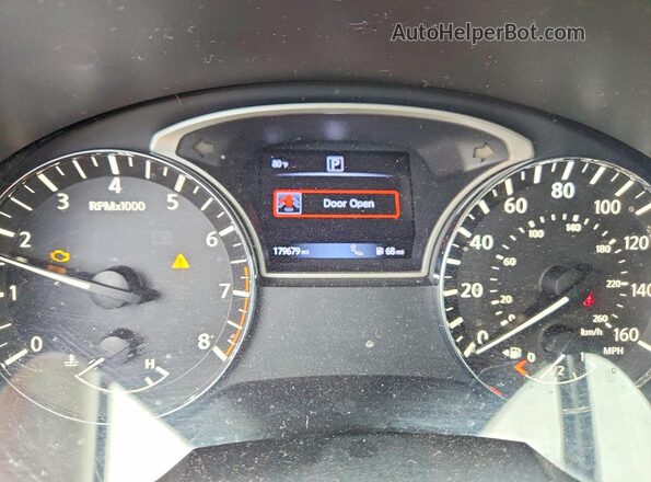 1N4AL3AP1HC154080 2017 NISSAN ALTIMA Gray Widok zestawu wskaźników