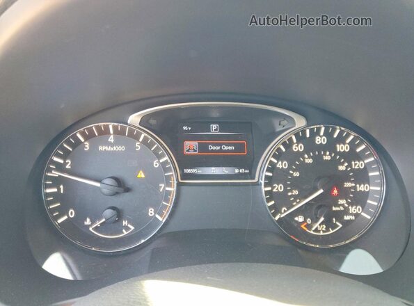 1N4AL3AP1HC162969 2017 NISSAN ALTIMA White Instrument cluster view