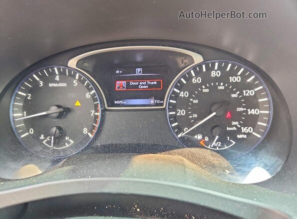 1N4AL3AP1HC264479 2017 NISSAN ALTIMA White Vista del cuadro de instrumentos
