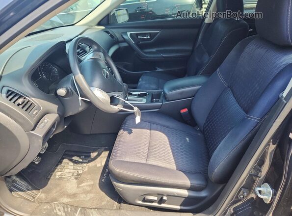 1N4AL3AP1HC265874 2017 NISSAN ALTIMA Черный Вид салона спереди