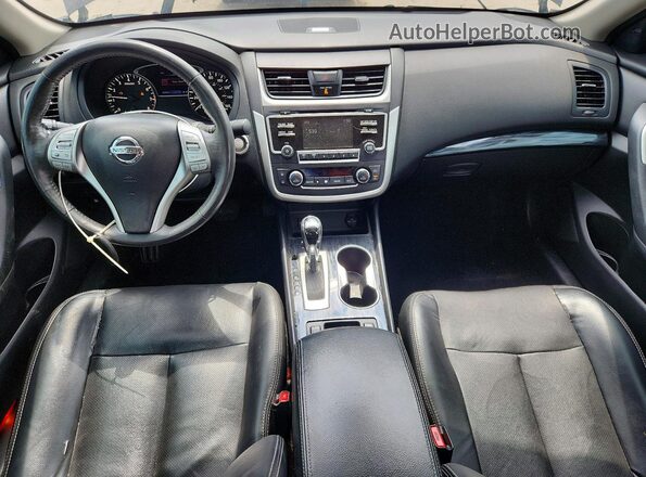 1N4AL3AP1HC295859 2017 NISSAN ALTIMA Black წინა პანელის ხედი