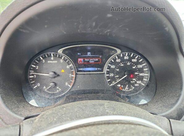 1N4AL3AP1HC483653 2017 NISSAN ALTIMA White Vista del cuadro de instrumentos