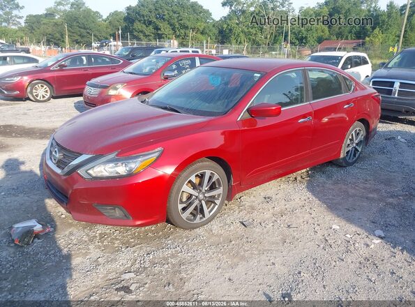 1N4AL3AP1HC488125 2017 NISSAN ALTIMA Red წინა მარცხენა ხედი სამი მეოთხედიდან