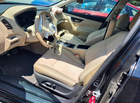 1N4AL3AP1HN321736 2017 NISSAN ALTIMA Black წინა სალონის ხედი