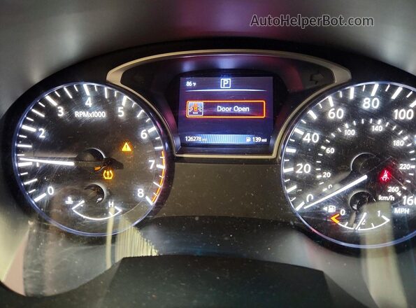 1N4AL3AP1HN330422 2017 NISSAN ALTIMA Burgundy Instrument cluster view
