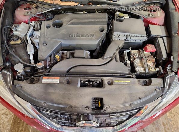1N4AL3AP1HN330422 2017 NISSAN ALTIMA Burgundy Rear interior view