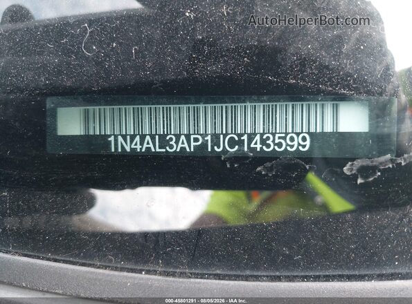 1N4AL3AP1JC143599 2018 NISSAN ALTIMA Black 