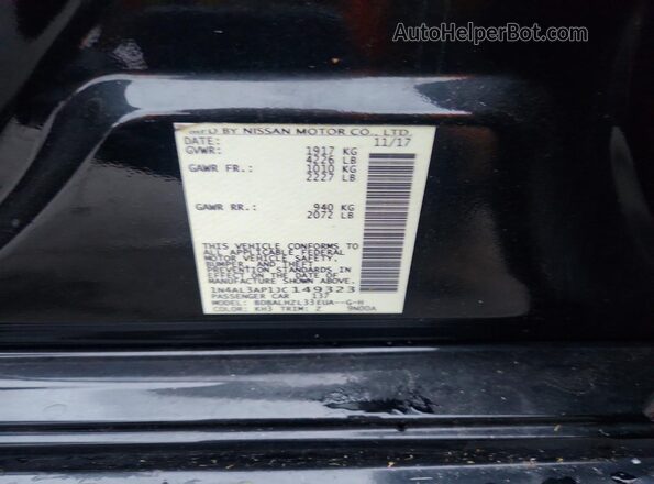 1N4AL3AP1JC149323 2018 NISSAN ALTIMA Black Engine compartment view