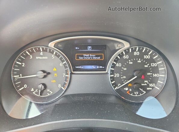 1N4AL3AP1JC171015 2018 NISSAN ALTIMA Белый Вид щитка приборов