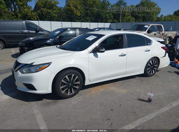 1N4AL3AP1JC188770 2018 NISSAN ALTIMA White წინა მარცხენა ხედი სამი მეოთხედიდან