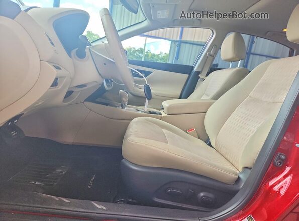 1N4AL3AP1JC223257 2018 NISSAN ALTIMA Red Front interior view