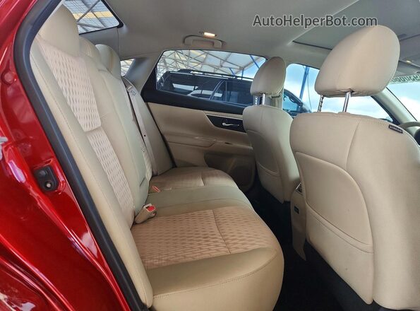 1N4AL3AP1JC223257 2018 NISSAN ALTIMA Red Rear seats view