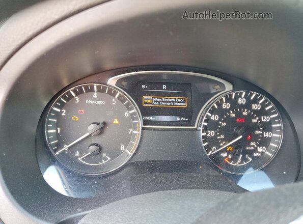 1N4AL3AP1JC251737 2018 NISSAN ALTIMA Red Vista del cuadro de instrumentos