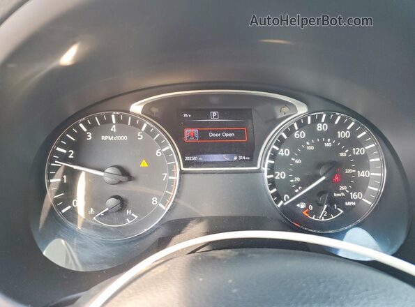 1N4AL3AP2GC186468 2016 NISSAN ALTIMA Серый Вид щитка приборов