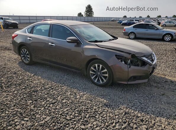1N4AL3AP2GC186468 2016 NISSAN ALTIMA Серый Передняя правая четверть
